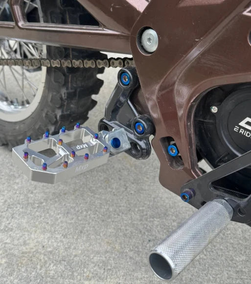 ( Pre Order) E-Moto Peg Bracket Titanium